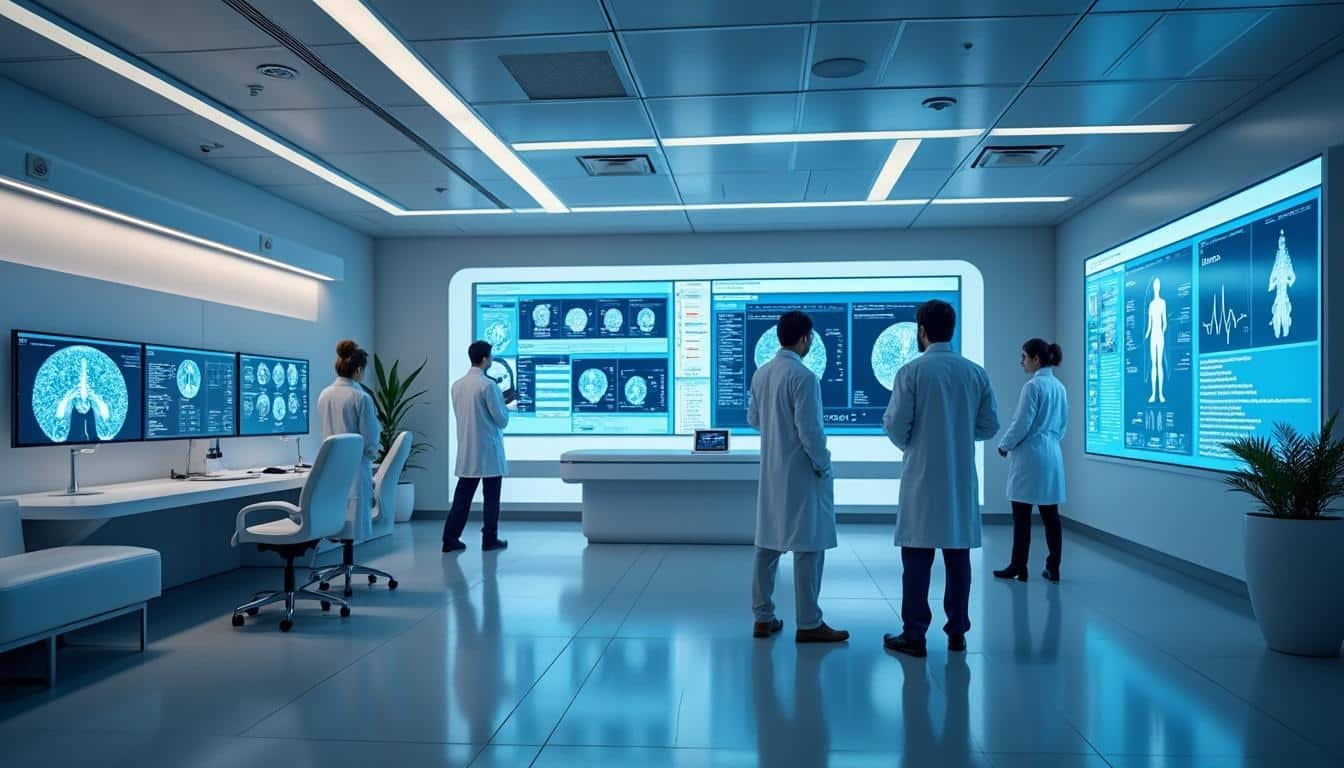 découvrez comment l'intelligence artificielle transforme le secteur de la santé en 2026, améliorant les diagnostics, les traitements et la gestion des patients pour un avenir médical innovant.